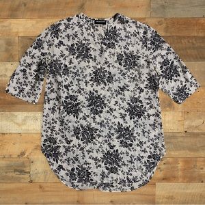 Laboratoire Shirt/Blouse Flower AOP White/Black Size Not Listed